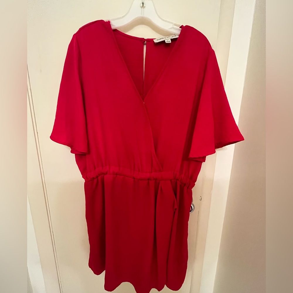 SHORT SLEEVE SKORT ROMPER